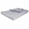 Přehoz na postel 100% bavlna v šedé barvě 230x250 cm