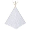 Stany pro děti, INDIAN, TIPI, 120 x 120 x 160 cm, šedá