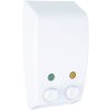 Varese White WENKO dávkovač tekutého mýdla, 2 nádrže na mýdlo snadno instalovatelné na zeď