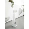 Stojan na toaletní papír a WC štětku RIVALTA WHITE - 3 v 1 , WENKO