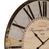Staré římské číslice Nástěnné hodiny, Velké nástěnné hodiny, Průměr 60 cm