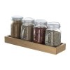Sklenice na koření, volné dávkovače potravin, sada 4