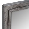 Dekorativní zrcadla v kovovém rámu, 3 kusy, 70x90x cm, šedá
