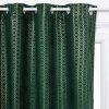 Zelené závěsy VELUR, 140 x 260 cm