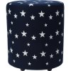 Pouf STARS, 30 cm, tmavě modrá barva