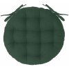 Polštář kulatý, O 38 cm, zelená