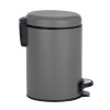 Košík do koupelny LMAN MATT šedá, odpadní koš, 3 l, WENKO
