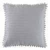 Povlak na polštář DORINETTE, 45 x 45 cm, šedá