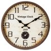 Atmosphera Vintage Nástěnné hodiny 30cm hnědé