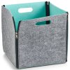 Felt box na hračky, velký organizátor předmětů, koš se zipem.