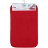 Měkká pěnová koupelnová rohož, 48 x 80 cm, červená