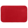 Měkká pěnová koupelnová rohož, 48 x 80 cm, červená
