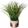 Umělá tráva v dekorativním květináči, 30 cm