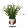 Umělá tráva v dekorativním květináči, 30 cm