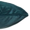 Dekorační sametový polštář EDI, 40 x 40 cm, modrý