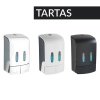 Dávkovač mýdla a dezinfekce TARTAS, bílý, 960 ml, dvoukomorový, WENKO