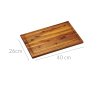 Bambusové prkénko na krájení, 40 x 26 cm, KESPER, akátové dřevo