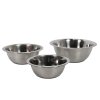 Nerezová mísa, sada 3 kuchyňských misek 700 ml, 950 ml, 1900 ml