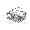 Kovový košík, 29 x 23 x 14 cm