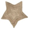 Jutový dětský koberec, hvězda