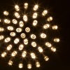 Vánoční venkovní řetěz, teplné bílé světlo, 180 LED