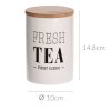 Béžová dóza na čaj, O  10 cm