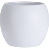 Keramický květináč TERA, bílý, 19 x 19 x 16 cm