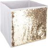 Úložný box SEQUIN, barva bílá, 24 x 23 x 24 cm