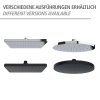Sprchová hlavice s automatickým čištěním, kulatá, černá, o 22,5 cm, wenko