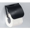 Držák na toaletní papír pavia, černý, static-loc, wenko