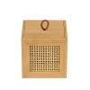 Úložný box na drobnosti s víkem ALLEGRE BAMBOO, 9 x 9 x 9 cm, WENKO