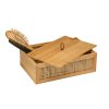 Úložný box na kosmetické doplňky ALLEGRE BAMBOO, 22 x 7 x 15 cm, WENKO