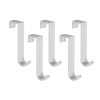 Koupelnové háčky, 5 kusů v sadě, háčky na dveře, plastové, WENKO