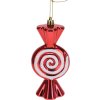 Vánoční ozdoby na stromeček BONBONY, 3 ks, červené