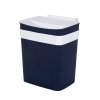 Koš na odpadky s víkem, závěsný, 4 L, tmavě modrý