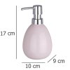 Dávkovač mýdla POLARIS PASTEL PINK, 370 ml, 17 x 10 x 9 cm, růžový, WENKO