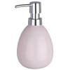 Dávkovač mýdla POLARIS PASTEL PINK, 370 ml, 17 x 10 x 9 cm, růžový, WENKO