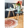 Kulatý koberec ALI, bavlněný, Ø 90 cm