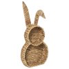 Polička z mořské trávy ve tvaru králíka, 30 x 53 cm
