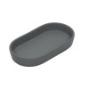 Miska na koupelnové doplňky COCON, keramická, šedá