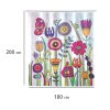 Sprchový závěs, květinový motiv, 180 x 200 cm, polyester, WENKO