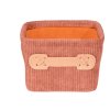 Úložný košík do koupelny ANELA, 14 x 14 cm, růžový, WENKO