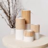 Dřevěný svícen na 4 čajové svíčky SIMPLICITY