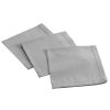Bavlněné ubrousky CHARLINE, 40 x 40 cm, 3 kusy, šedé