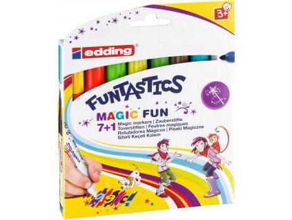 Edding 13 FUNTASTICS | kouzelné fixy pro děti (Barva 8ks (sada))