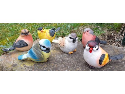 Ptáček polyston barevný větší