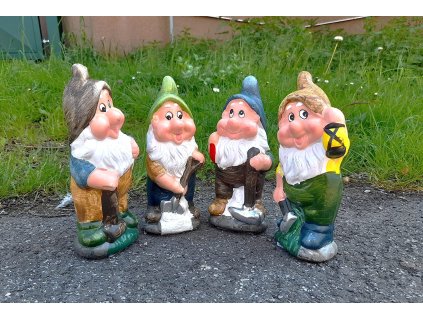 Trpaslík s nářadím malý 4 druhy