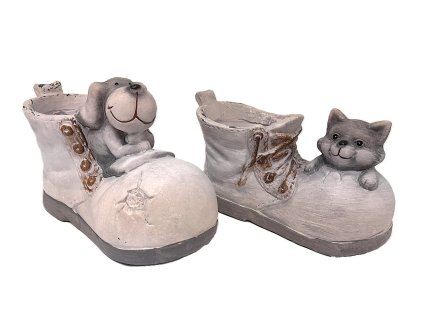 Obal bota se psem a kočkou