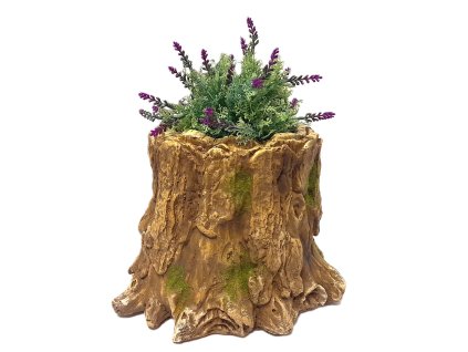 Obal pařez hnědý s mechem