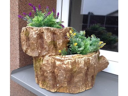 Obal pařez dvojitý hnědý